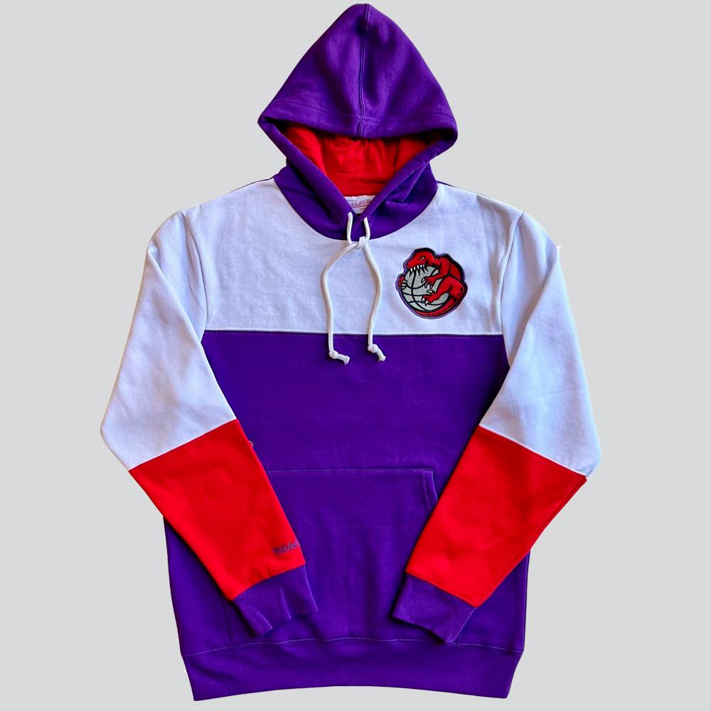 Mitchell & Ness Fusion Fleece 2.0 T Raptors purple/white - Shop-Tetuan