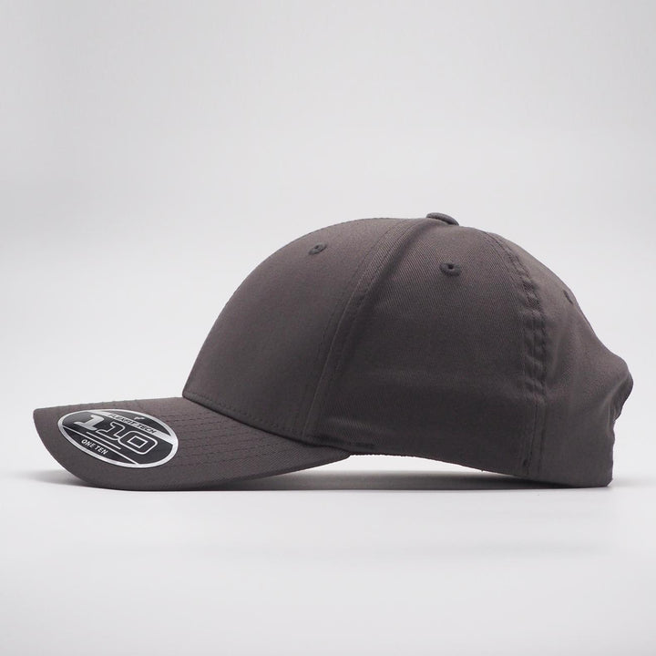 Flexfit 110 Curved Visor Snapback dark grey - Shop-Tetuan