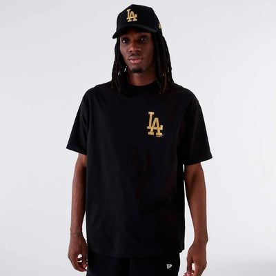 New Era Metallic tee LA Dodgers black/mtg