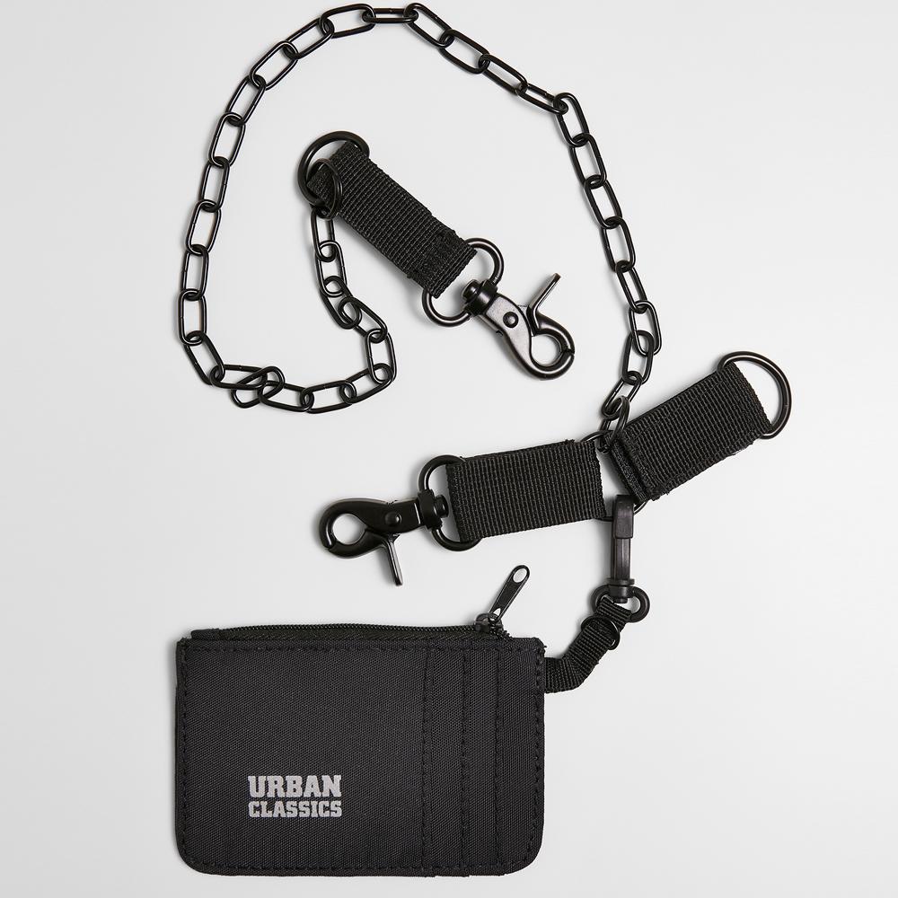 Urban Classics Recycled Polyester Multifunctional Wallet black