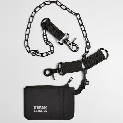 Urban Classics Recycled Polyester Multifunctional Wallet black