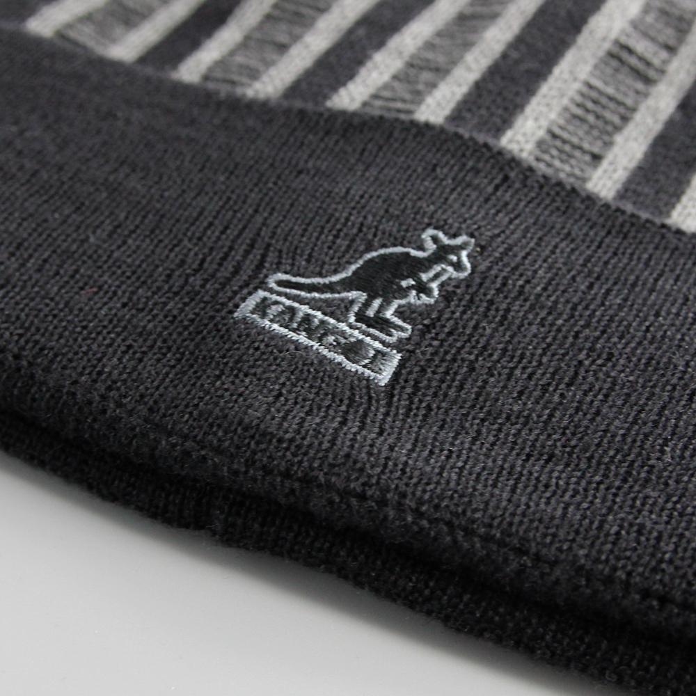 Kangol Rib Stripe Rev beanie black - Shop-Tetuan