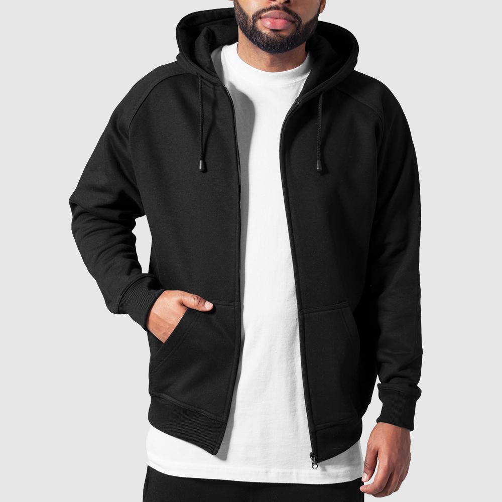 Urban Classics zip hoody black - Shop-Tetuan