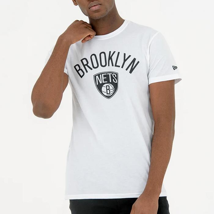New Era Team Logo tee B Nets white