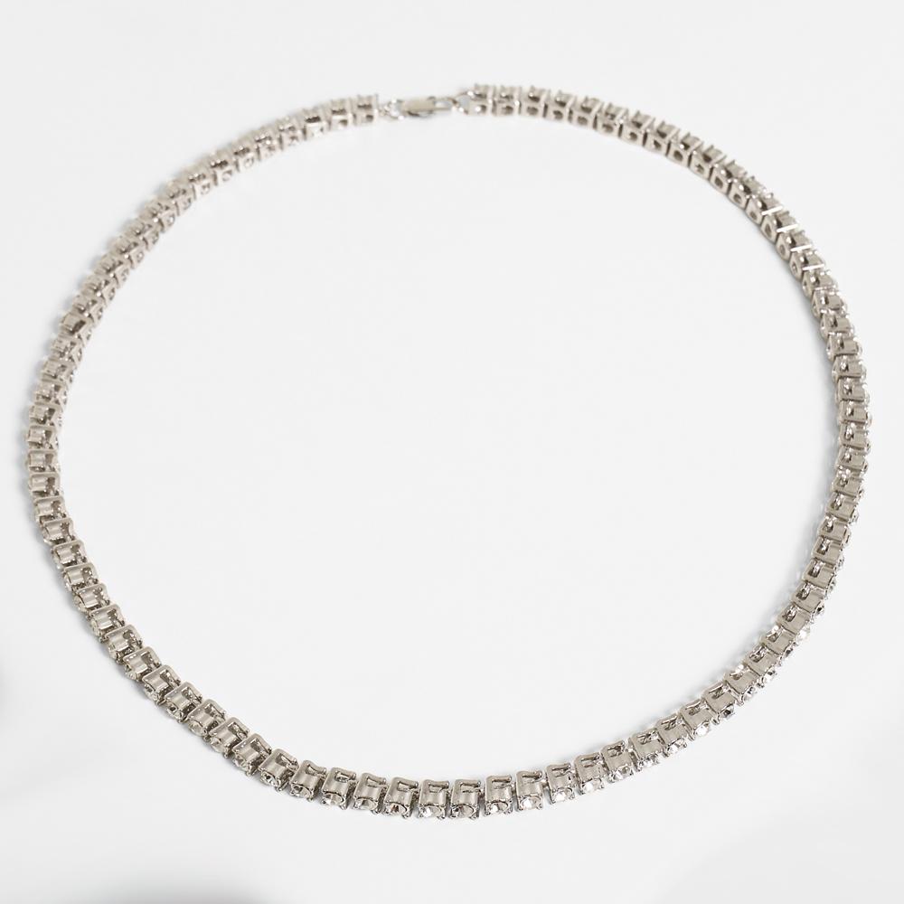 Urban Classics Necklace With Stones silver - Shop-Tetuan