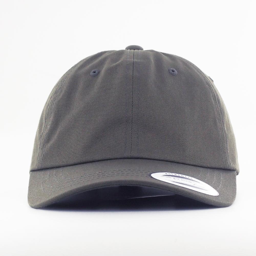 The Classics Yupoong low profile cotton twill cap dark grey - Shop-Tetuan