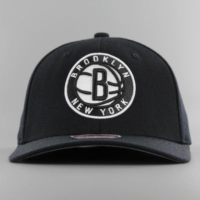 Mitchell & Ness NBA Team Ground 2.0 Stretch Snapback B Nets black - Shop-Tetuan