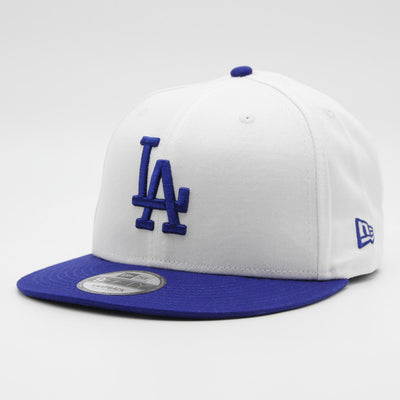 New Era Crown Patches white 9Fifty LA Dodgers white/blue - Shop-Tetuan
