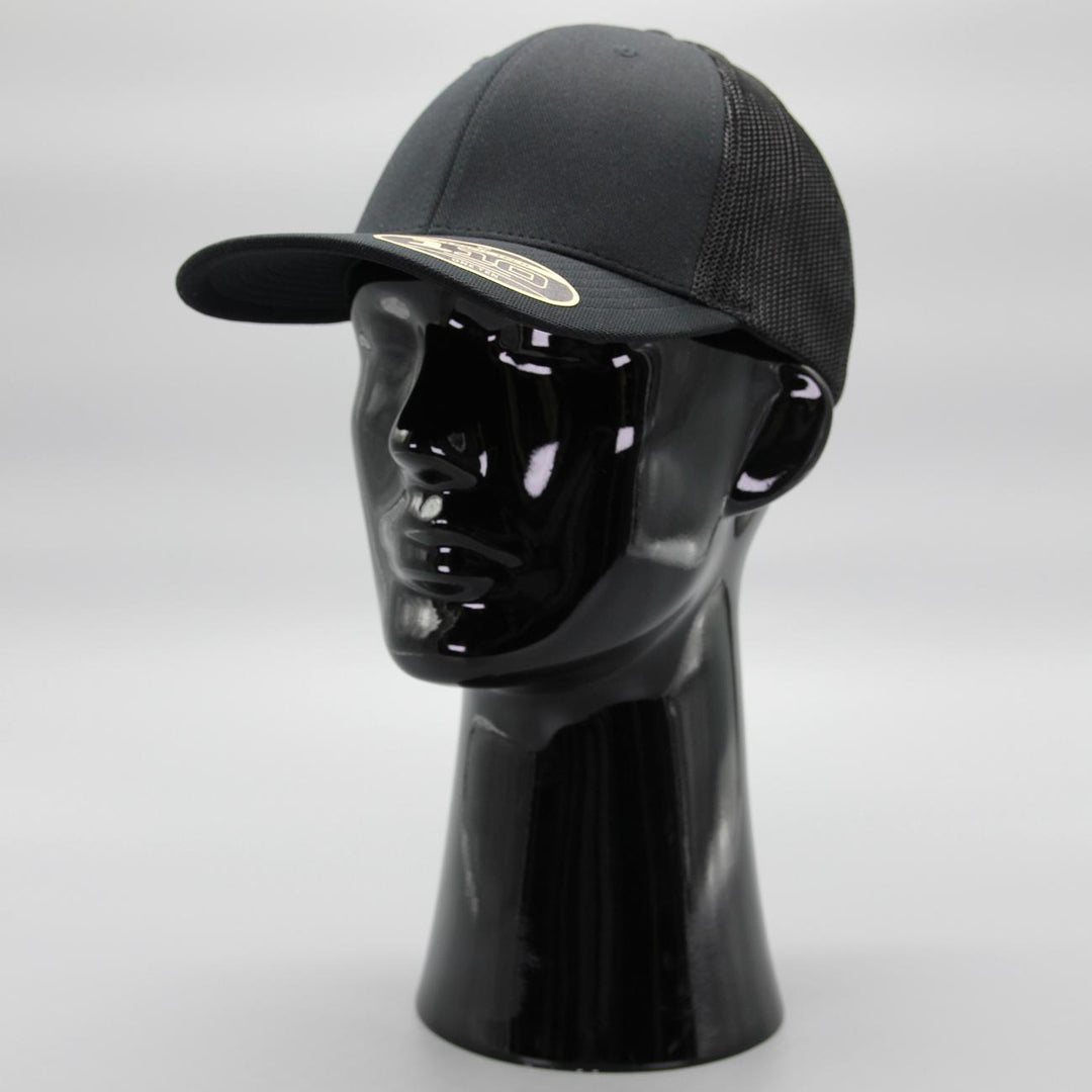 110 Recycled Alpha Shape Trucker black - Shop-Tetuan