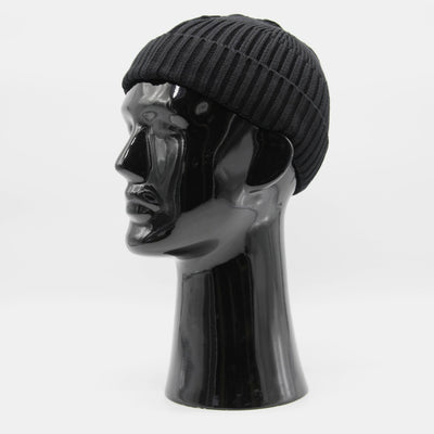 Major Wear Short Rib Beanie black