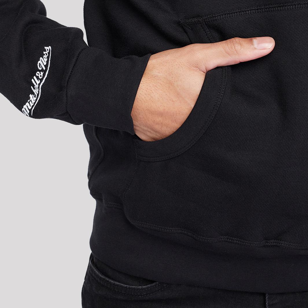 Mitchell & Ness Pinscript hoody black - Shop-Tetuan