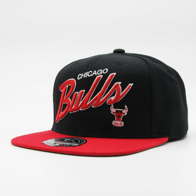 Mitchell & Ness NBA Team Script 2.0 Fitted HWC C Bulls black/red
