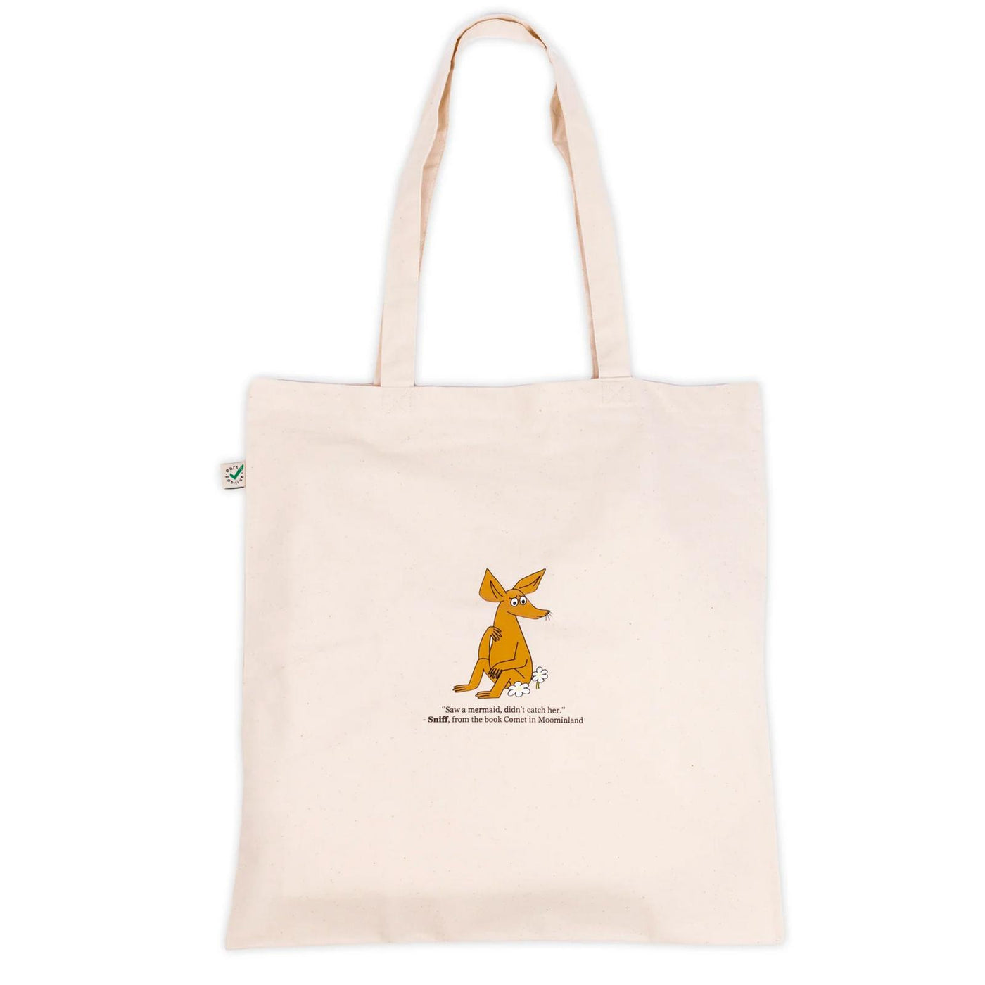 Moomin Nipsu Tote Bag white - Shop-Tetuan