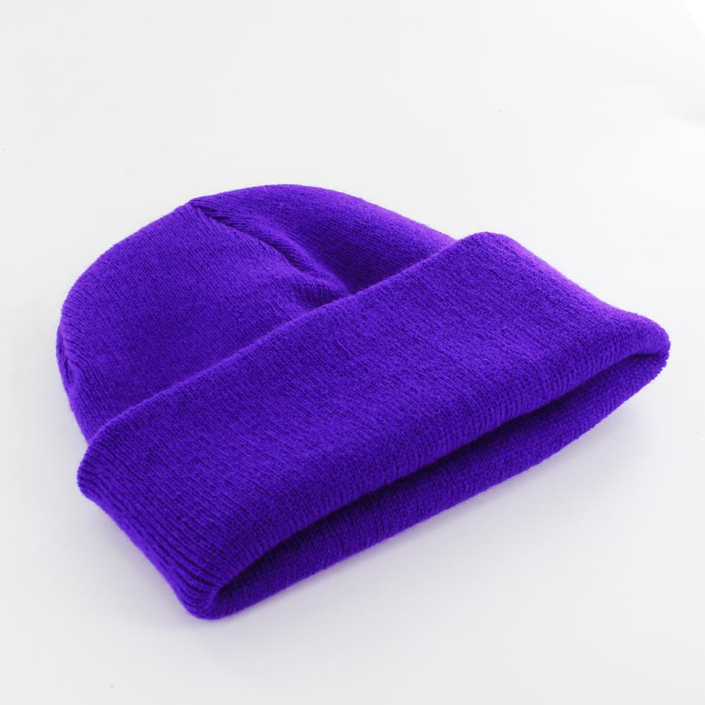 Yupoong heavyweight beanie purple - Shop-Tetuan