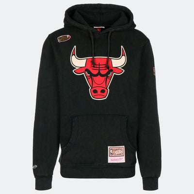 Mitchell & Ness NBA Team Logo hoody C Bulls black - Shop-Tetuan