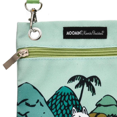 Moomin Muumipeikko Seikkailee Neck Bag green - Shop-Tetuan