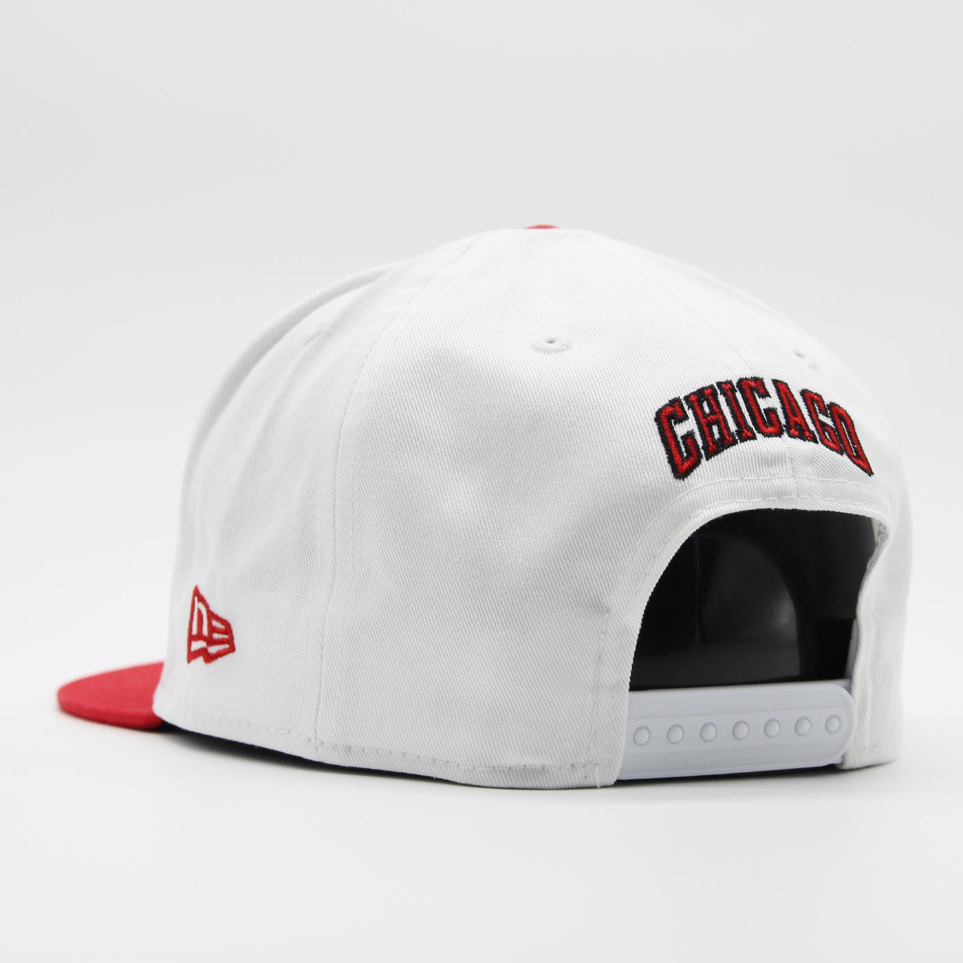 New Era Crown Patches white 9Fifty C Bulls white/red - Shop-Tetuan