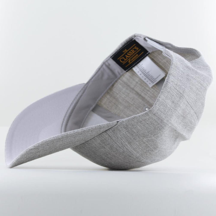 The Classics Yupoong 5-panel Premium Curve snapback h.grey - Shop-Tetuan