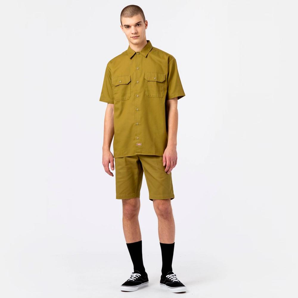 Dickies Work Shirt SS Rec green - Shop-Tetuan