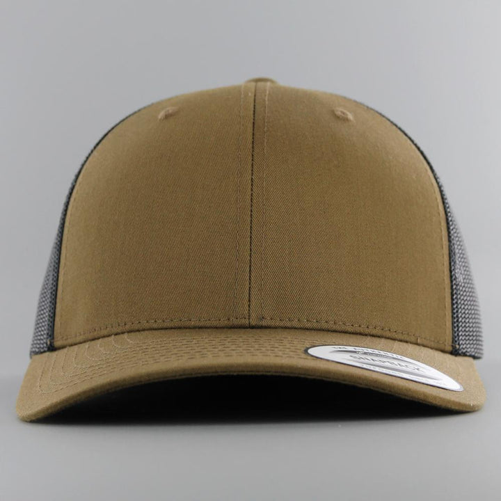The Classics Yupoong Retro trucker 2-tone cap coyote brown/black - Shop-Tetuan