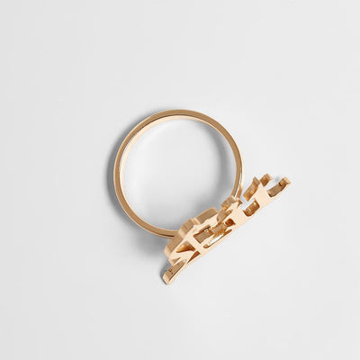 Mister Lit Chunky ring gold - Shop-Tetuan