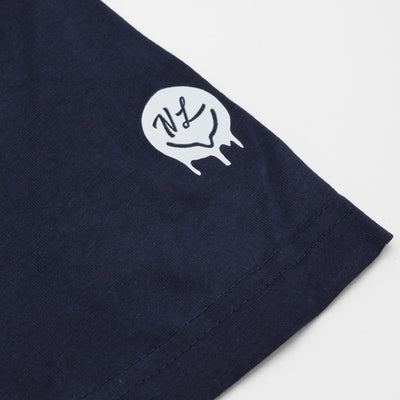 Naughty League Boston Wank Sox Logo tee navy - Shop-Tetuan