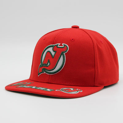 Mitchell & Ness NHL Vintage Hat Trick snapback NJ Devils red - Shop-Tetuan