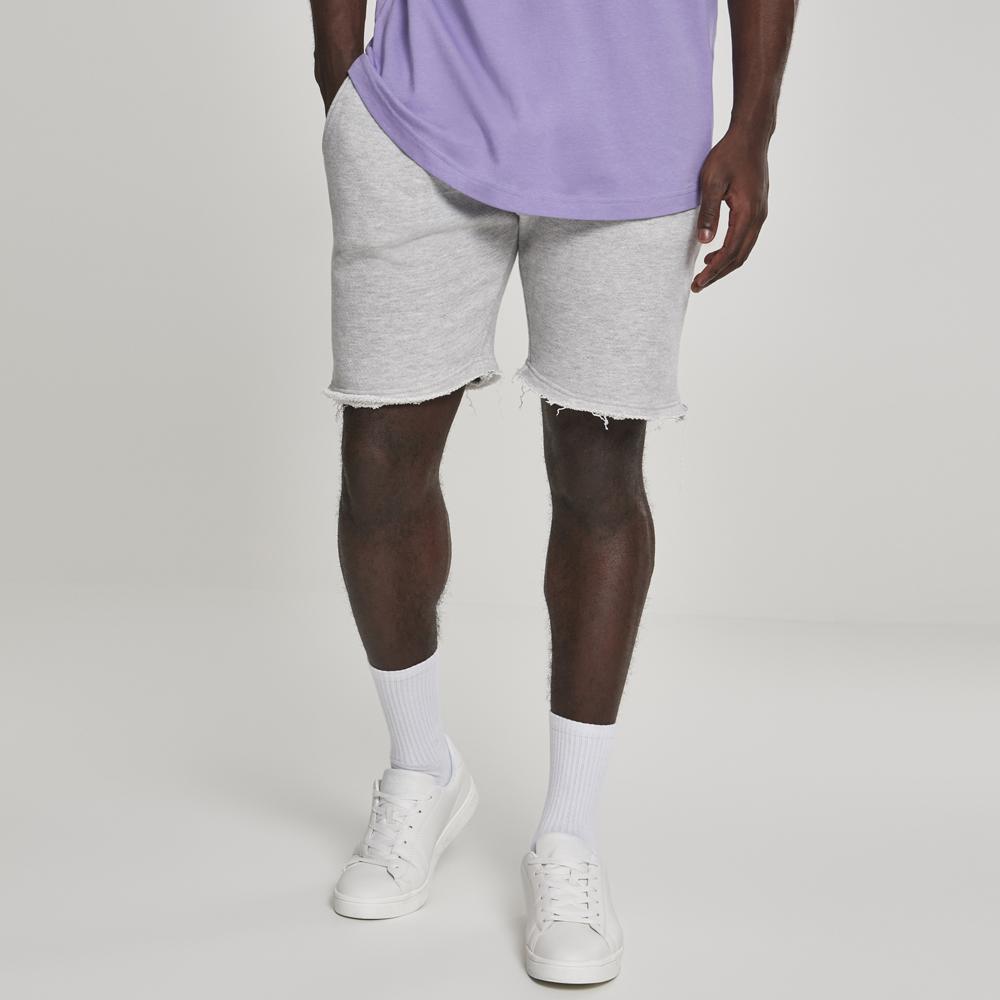 Urban Classics Herringbone Terry shorts light grey