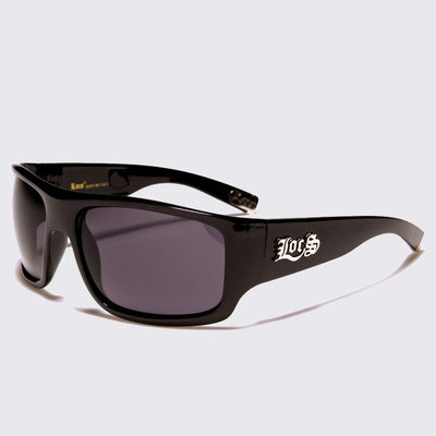 Locs Shiny Black Sunglasses black - Shop-Tetuan