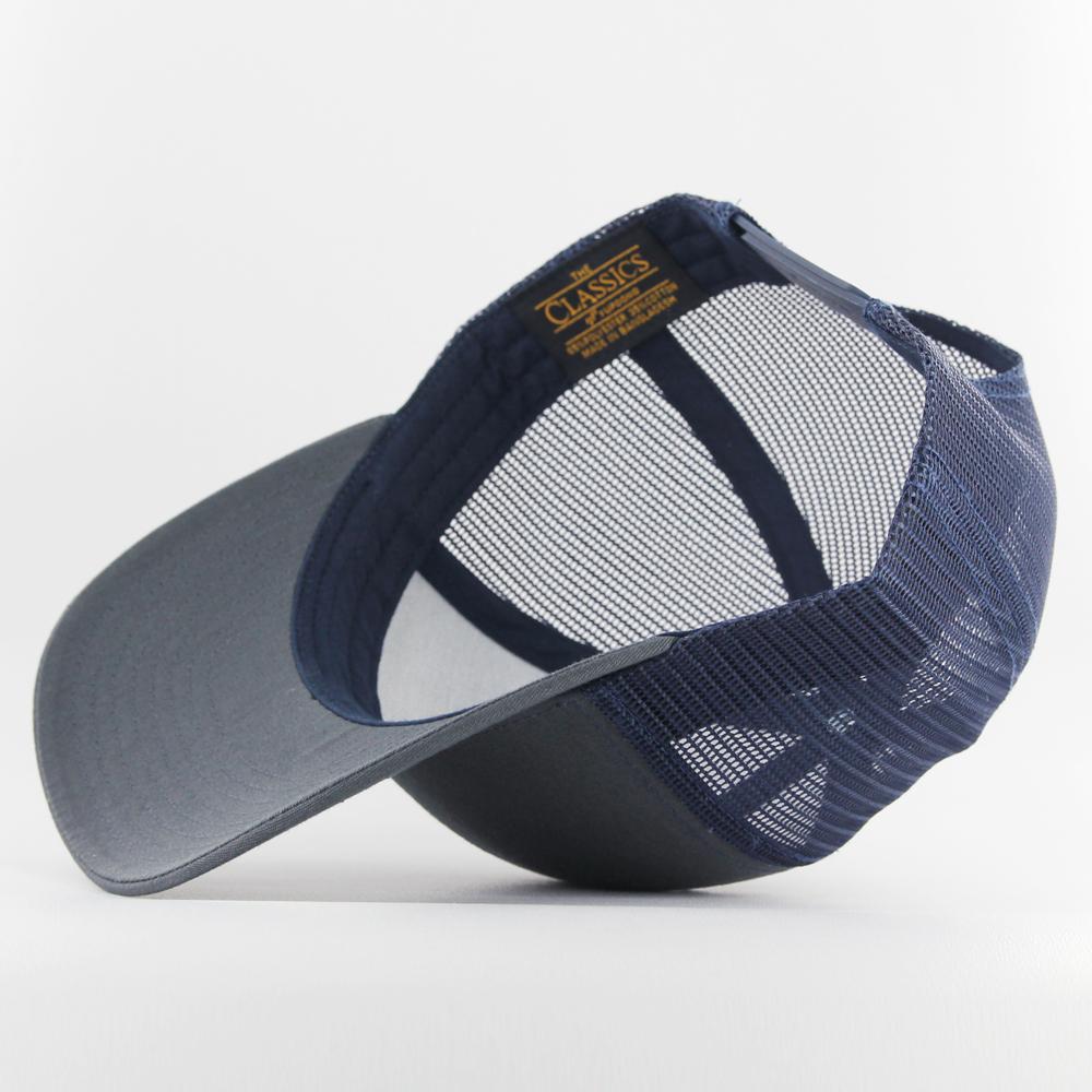 The Classics Yupoong Retro trucker 2-tone cap charcoal/navy - Shop-Tetuan