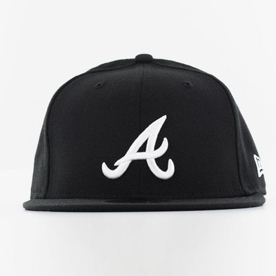 New Era Essential 59Fifty A Braves black/white - Shop-Tetuan