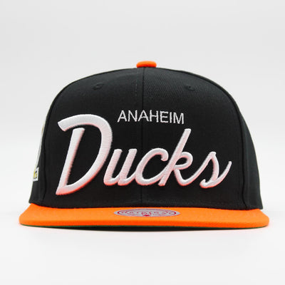 Mitchell & Ness NHL Vintage Script snapback A Ducks black - Shop-Tetuan