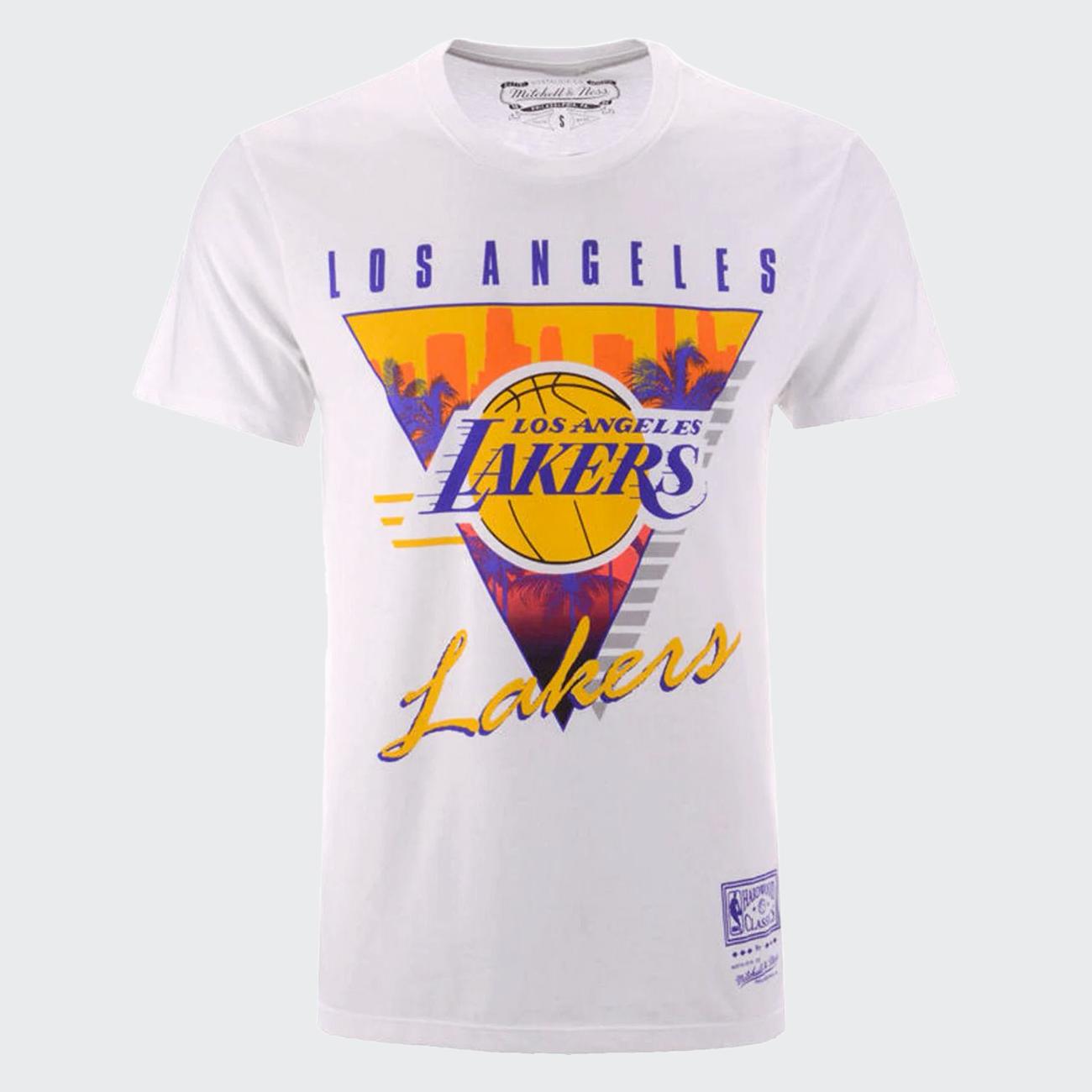 Mitchell & Ness NBA Final  Seconds tee LA Lakers white