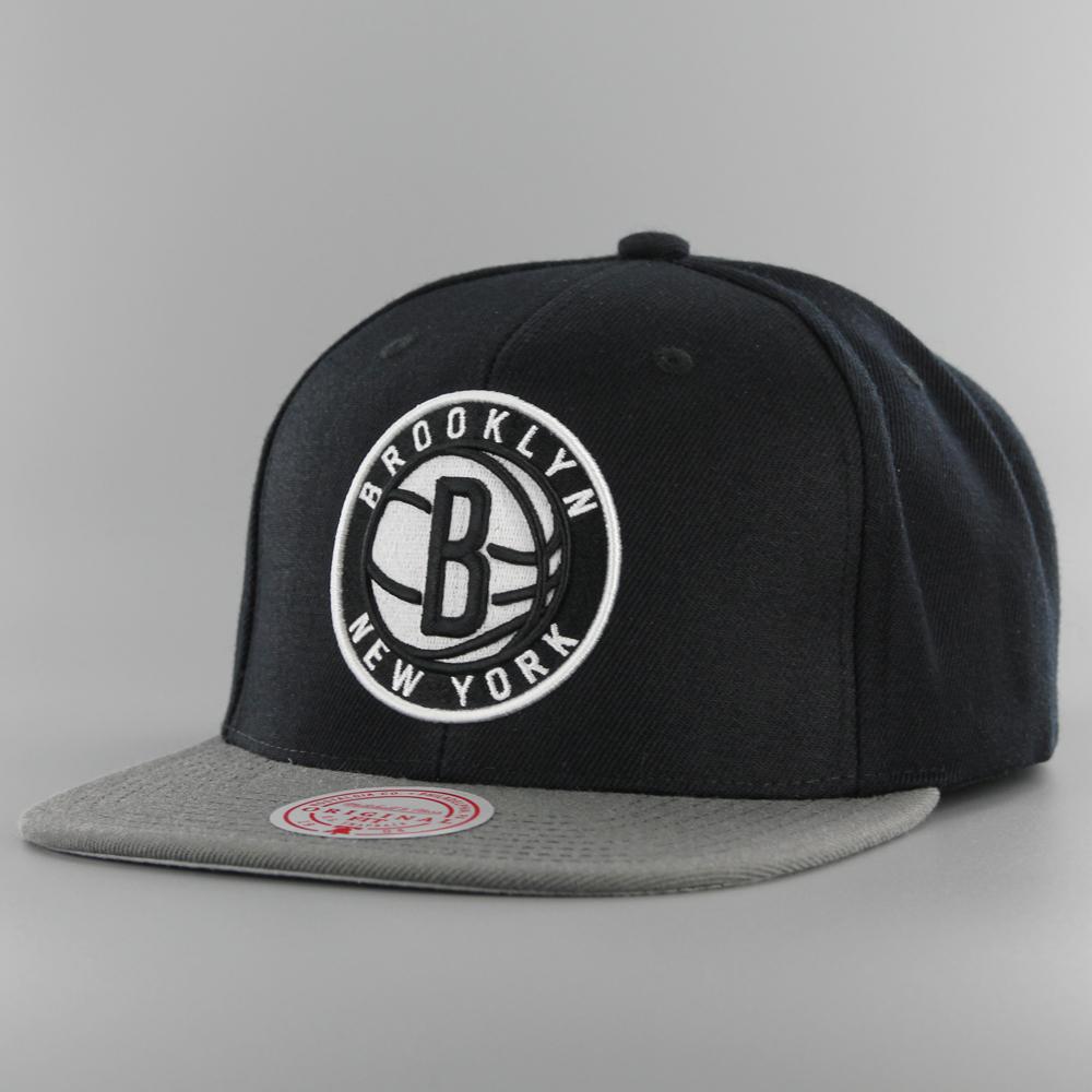 Mitchell & Ness NBA Team 2 Tone 2.0 Snapback B Nets black/grey - Shop-Tetuan