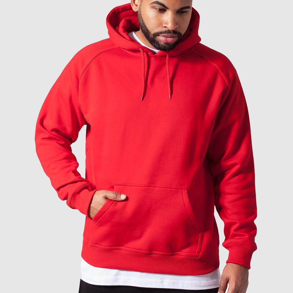 Urban Classics blank hoody red - Shop-Tetuan