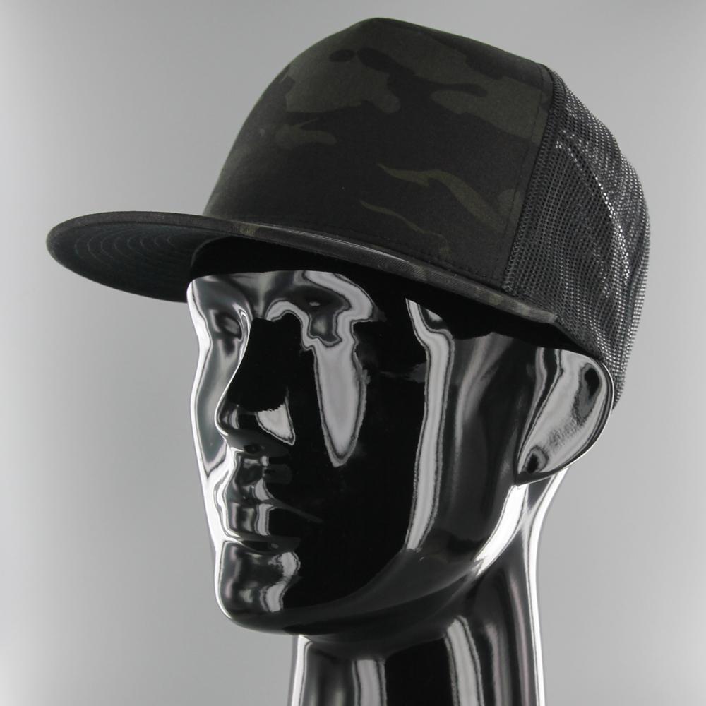The Classics Yupoong Multicam Trucker Cap black