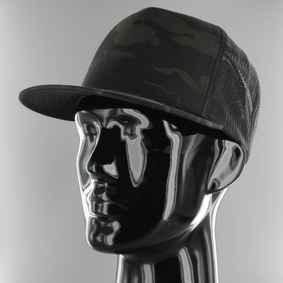 The Classics Yupoong Multicam Trucker Cap black