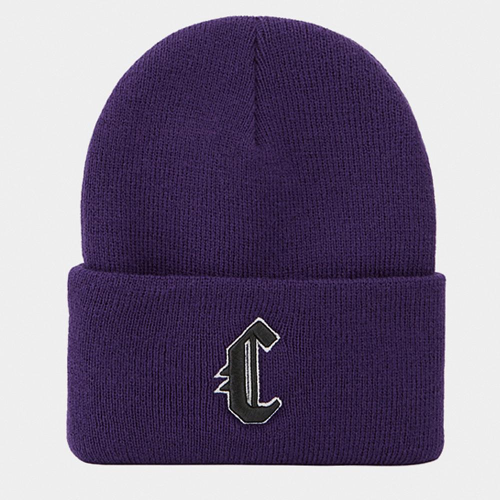 Cayler & Sons CSBL Blackletter Old School Beanie purple/black