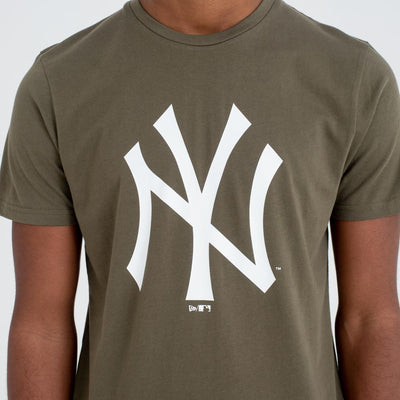 New Era Team Logo Tee NY Yankees olive - Shop-Tetuan