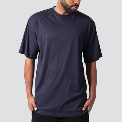 Urban Classics tall tee navy - Shop-Tetuan