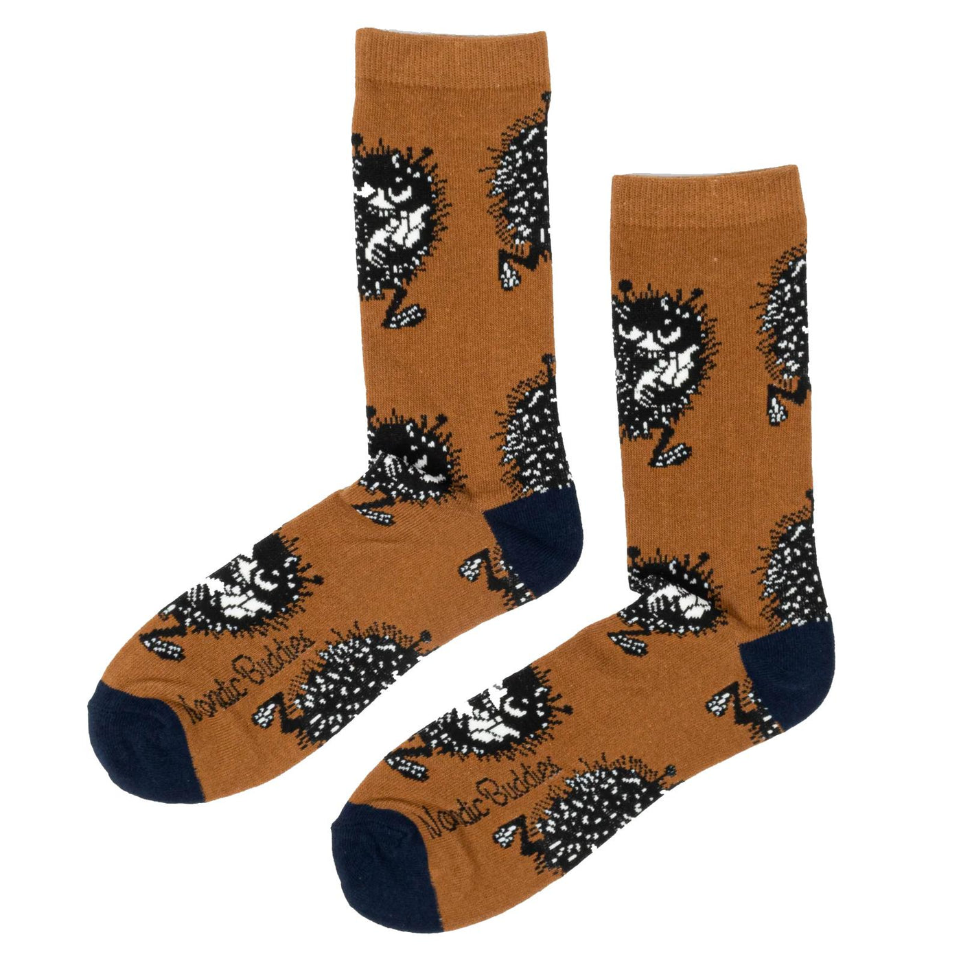 Moomin Haisuli Karkumatkalla socks brown - Shop-Tetuan