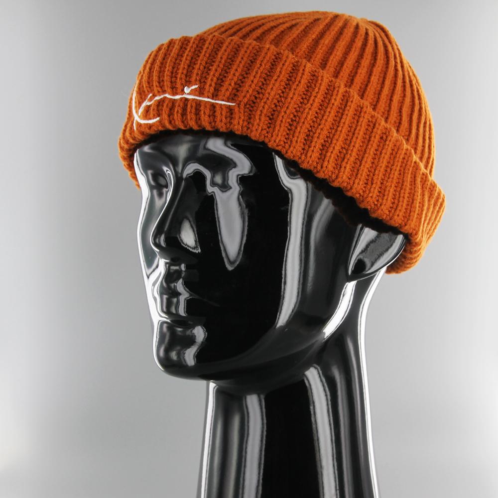 Karl Kani Signature Fisherman beanie cognac - Shop-Tetuan