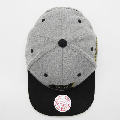 Mitchell & Ness Melton Patch snapback Branded grey - Shop-Tetuan