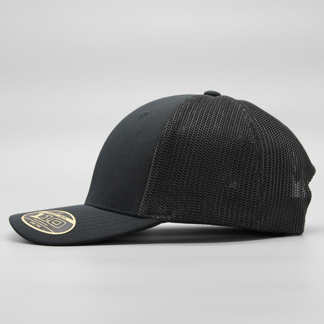 110 Recycled Alpha Shape Trucker black - Shop-Tetuan