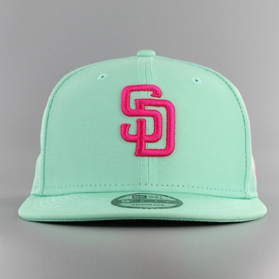 New Era MLB22 City Connect 9Fifty SD Padres aqua/pink - Shop-Tetuan