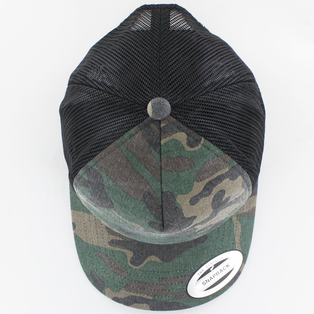 The Classics Yupoong Camo Trucker cap woodcamo/blk - Shop-Tetuan