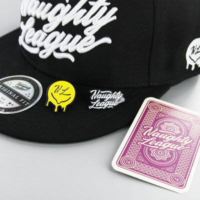 Naughty League Branded fitted black/white - Shop-Tetuan