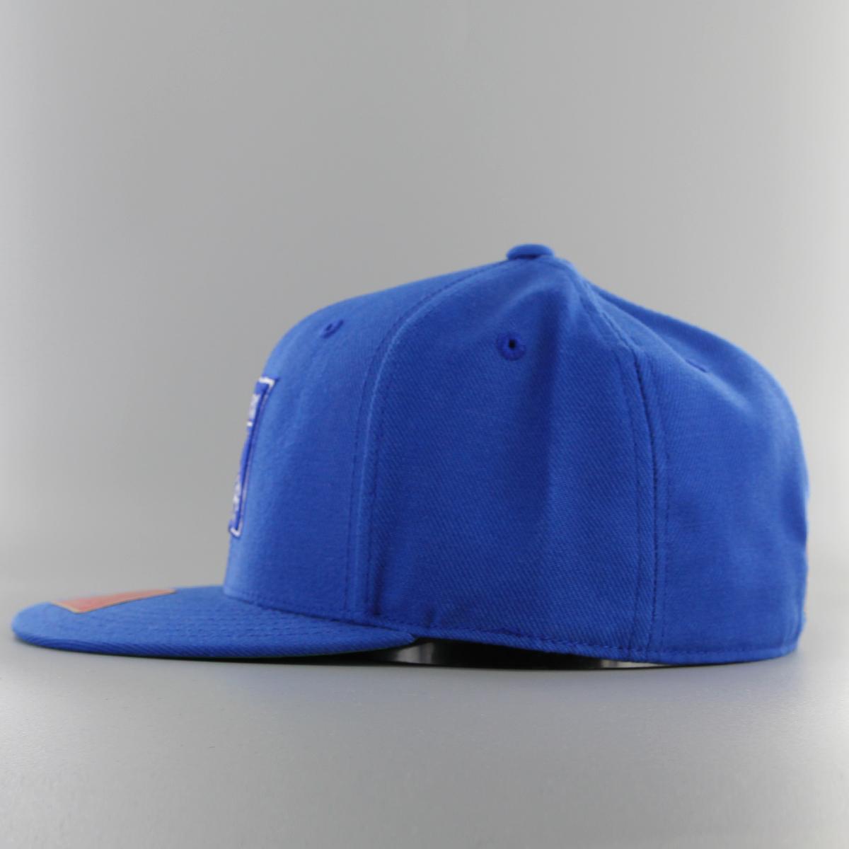 American Needle Deep Dish Fitted NY Rangers royal blue - Shop-Tetuan