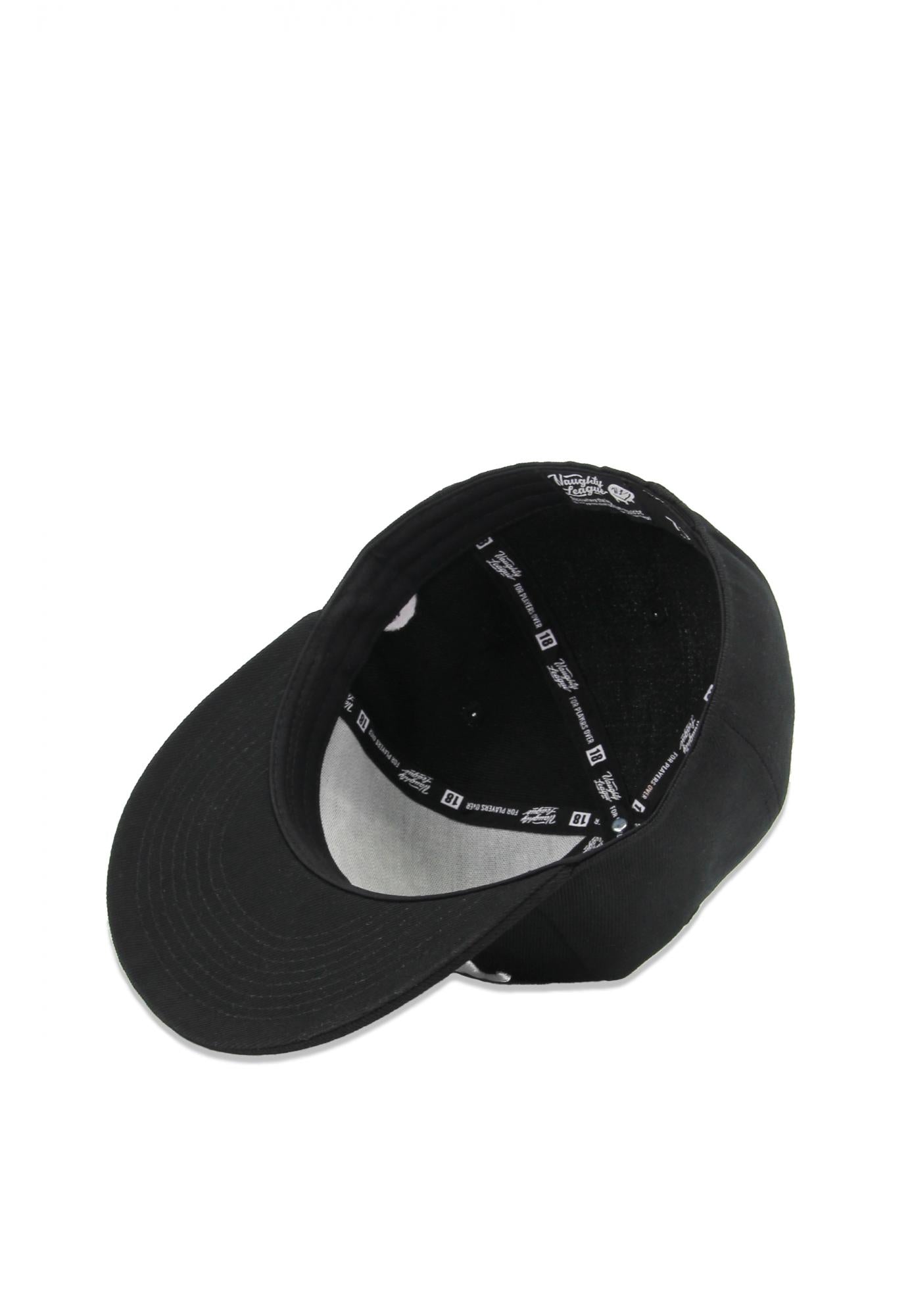 Naughty League Branded fitted black/white - Shop-Tetuan