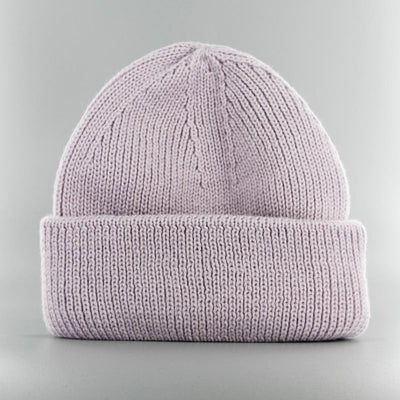 Urban Classics Knitted Wool Beanie lilac